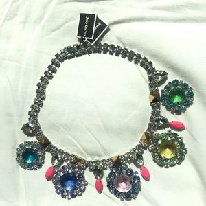 NWT Juicy Couture Crystal Statement Necklace